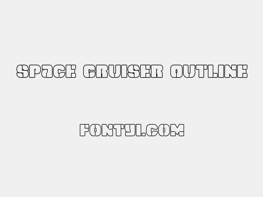 Space Cruiser Outline