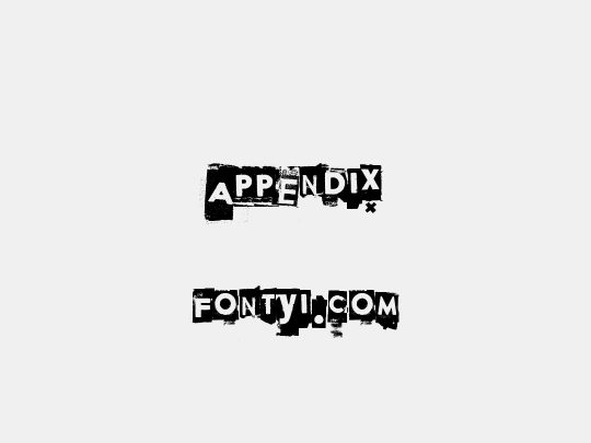 Appendix