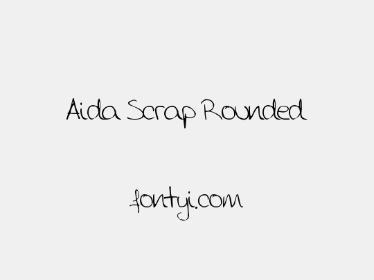 Aida Scrap Rounded