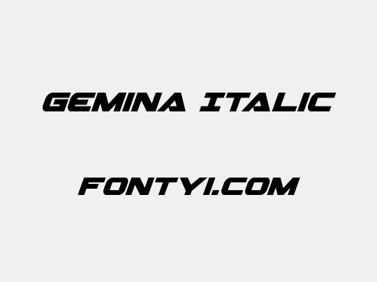 Gemina Italic