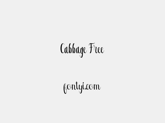 Cabbage Free