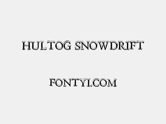 Hultog Snowdrift