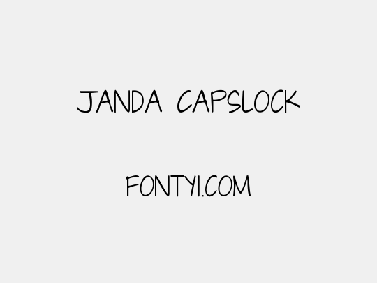 Janda Capslock