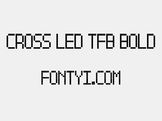 Cross led tfb bold