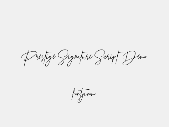 Prestige Signature Script  Demo