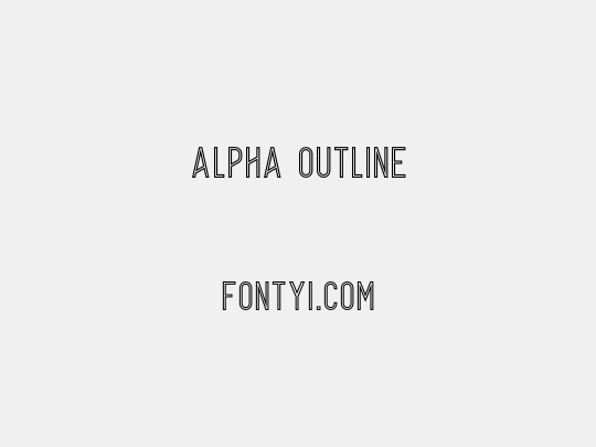 Alpha Outline