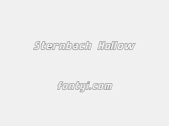 Sternbach Hollow
