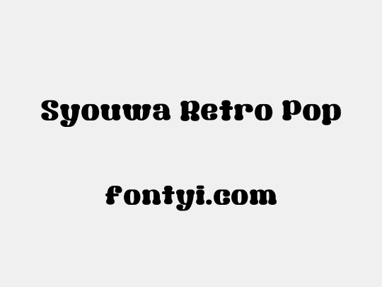 Syouwa Retro Pop