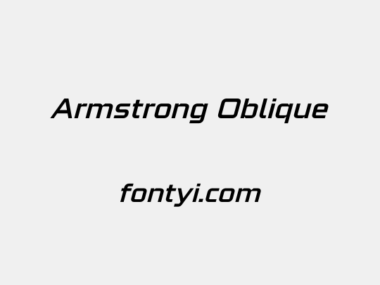 Armstrong Oblique