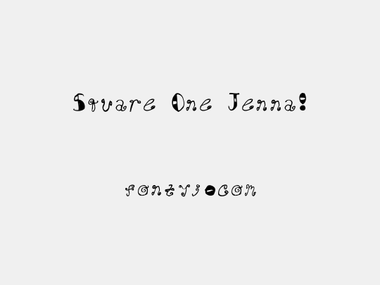 Square One Jenna!