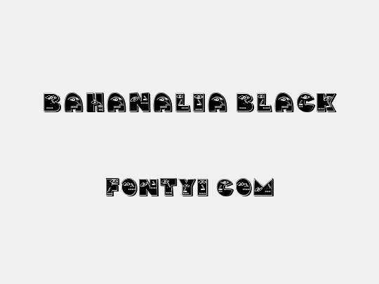 Bahanalia Black