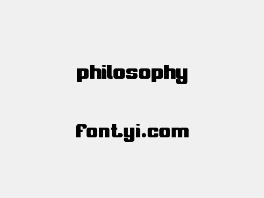 philosophy