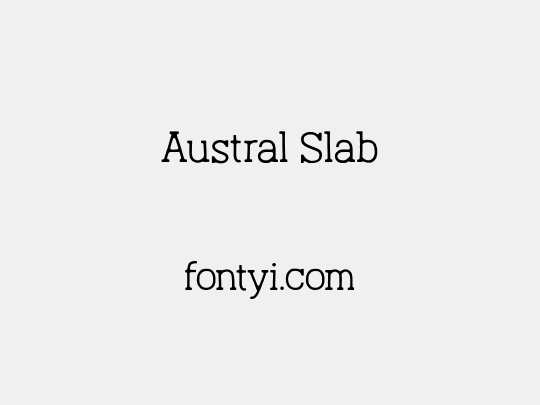 Austral Slab