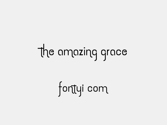 the amazing grace