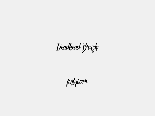 Deadhead Brush