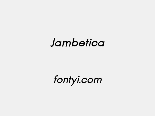 Jambetica