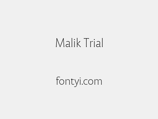 Malik Trial