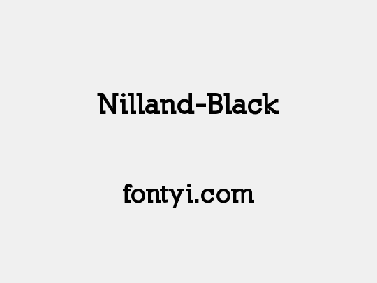 Nilland-Black