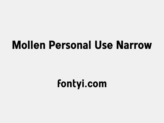 Mollen Personal Use Narrow
