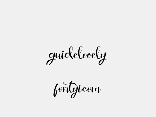 guidelovely