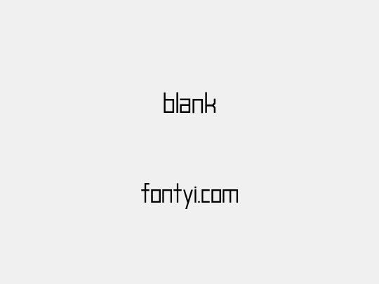 blank