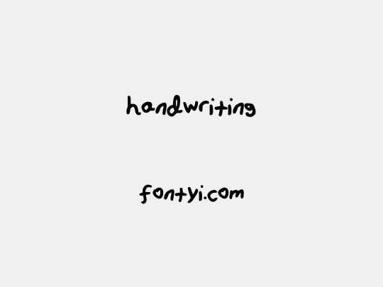 handwriting