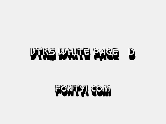 vtks white page 3d