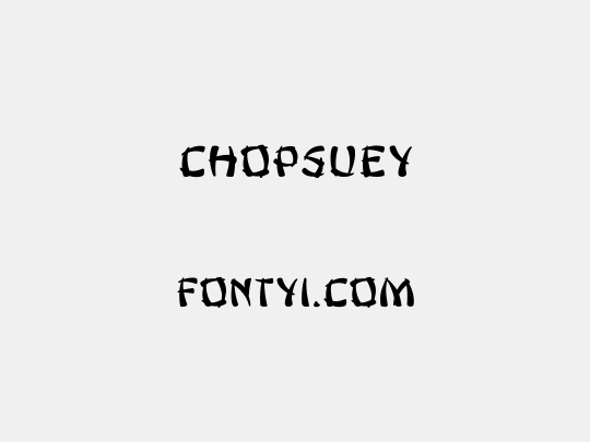 ChopsUey