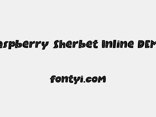 Raspberry Sherbet Inline DEMO