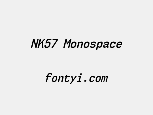 NK57 Monospace