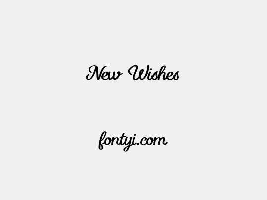 New Wishes