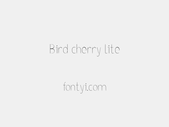 Bird cherry lite