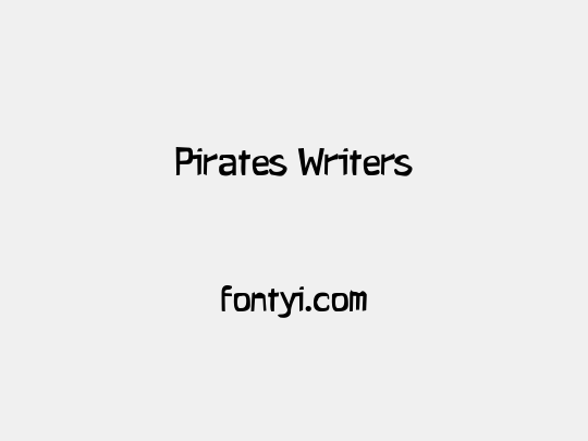 Pirates Writers