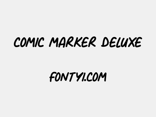 Comic Marker Deluxe