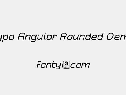 Typo Angular Rounded Demo