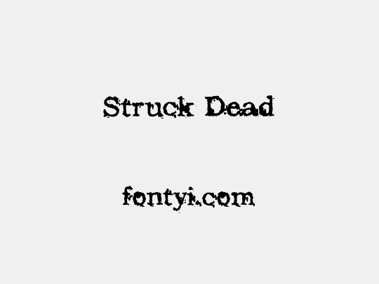 Struck Dead