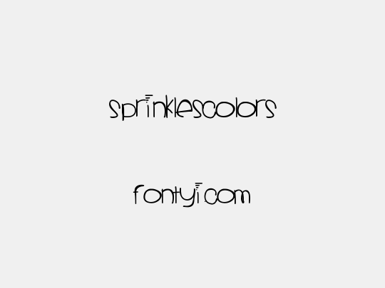 Sprinklescolors