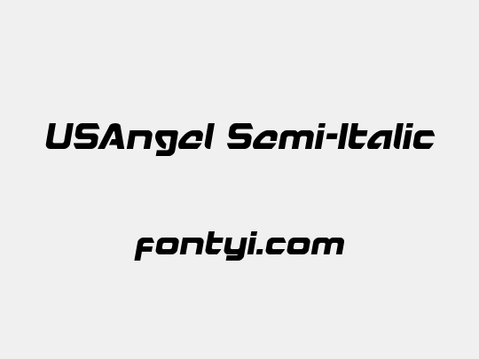 USAngel Semi-Italic
