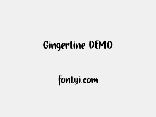 Gingerline DEMO