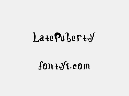 LatePuberty