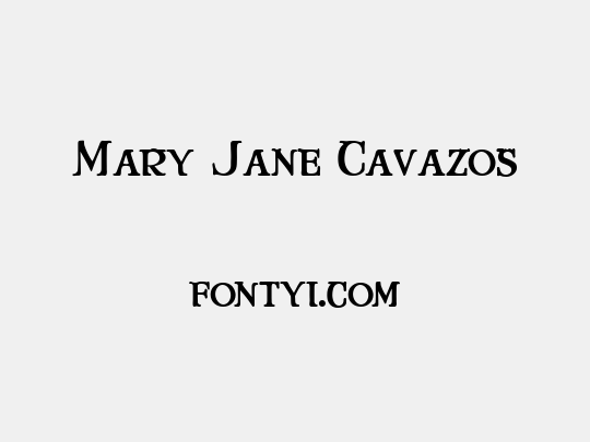 Mary Jane Cavazos