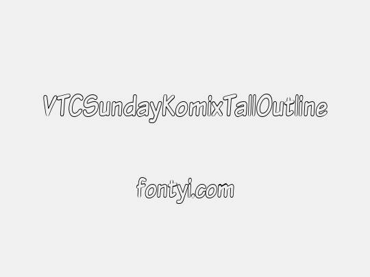 VTCSundayKomixTallOutline