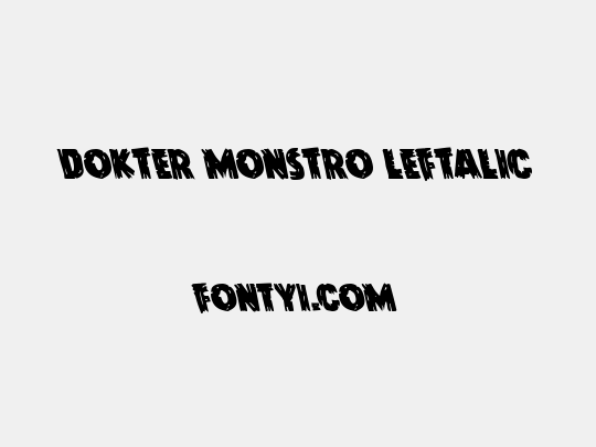Dokter Monstro Leftalic
