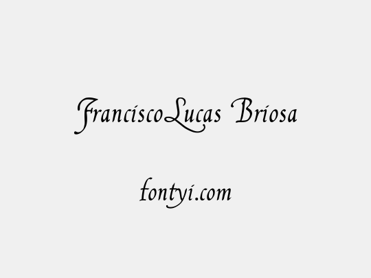 FranciscoLucas Briosa