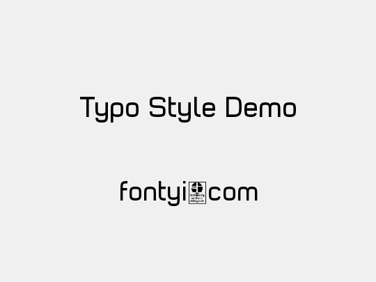 Typo Style Demo