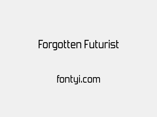 Forgotten Futurist