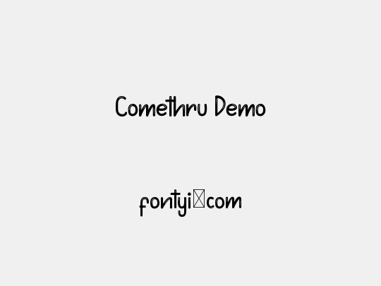 Comethru Demo