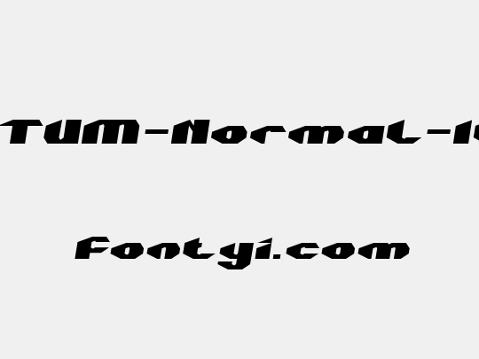 QUANTUM-Normal-Italic