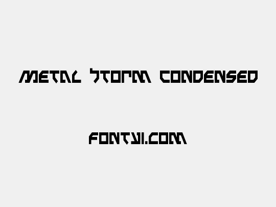 Metal Storm Condensed