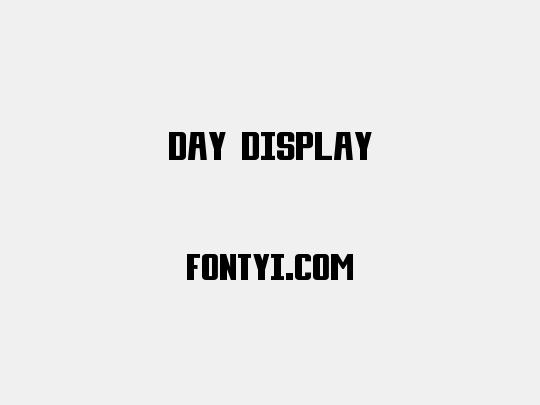 Day Display